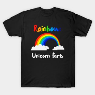 Rainbows: Unicorn Farts - Mythical Magical Horse Horn T-Shirt